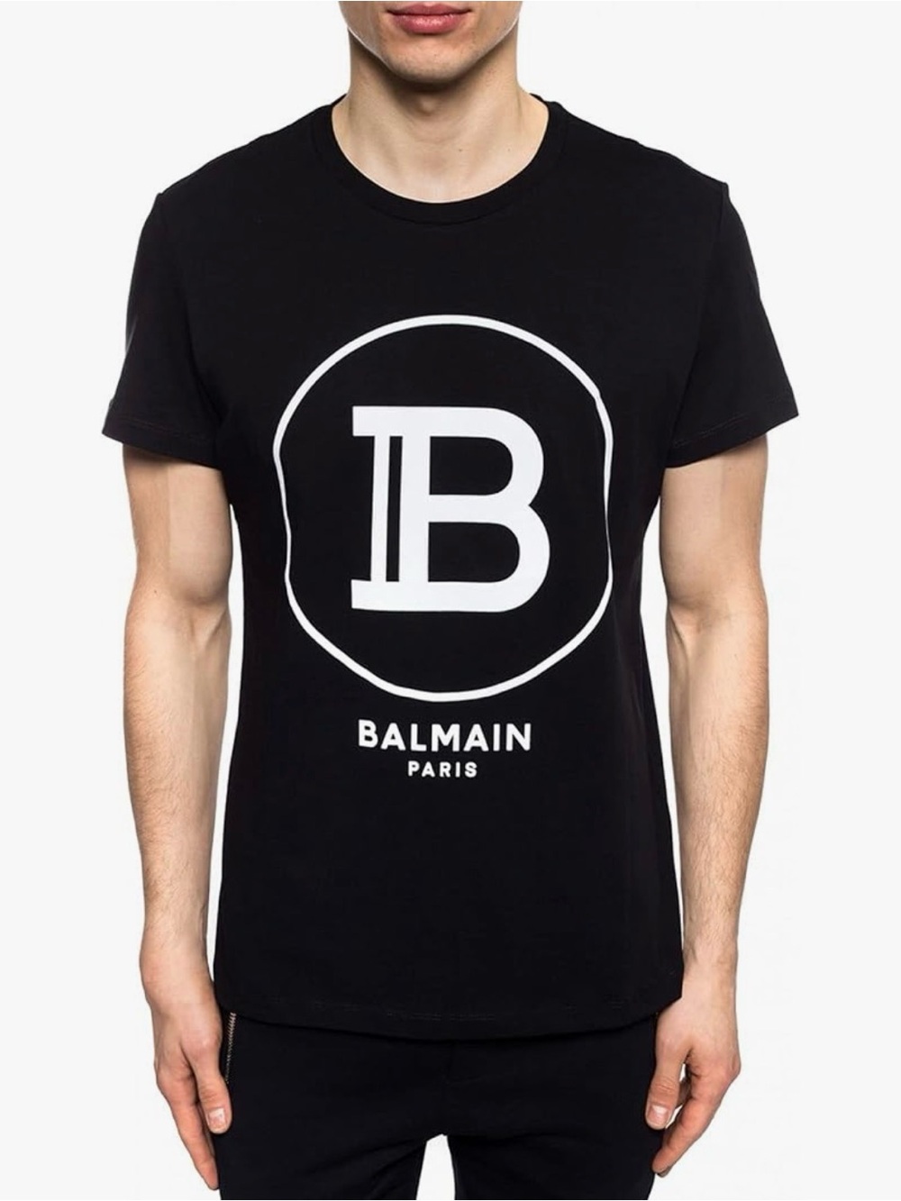 Guaranteed Authentic Balmain T-Shirt Bold Circle Logo